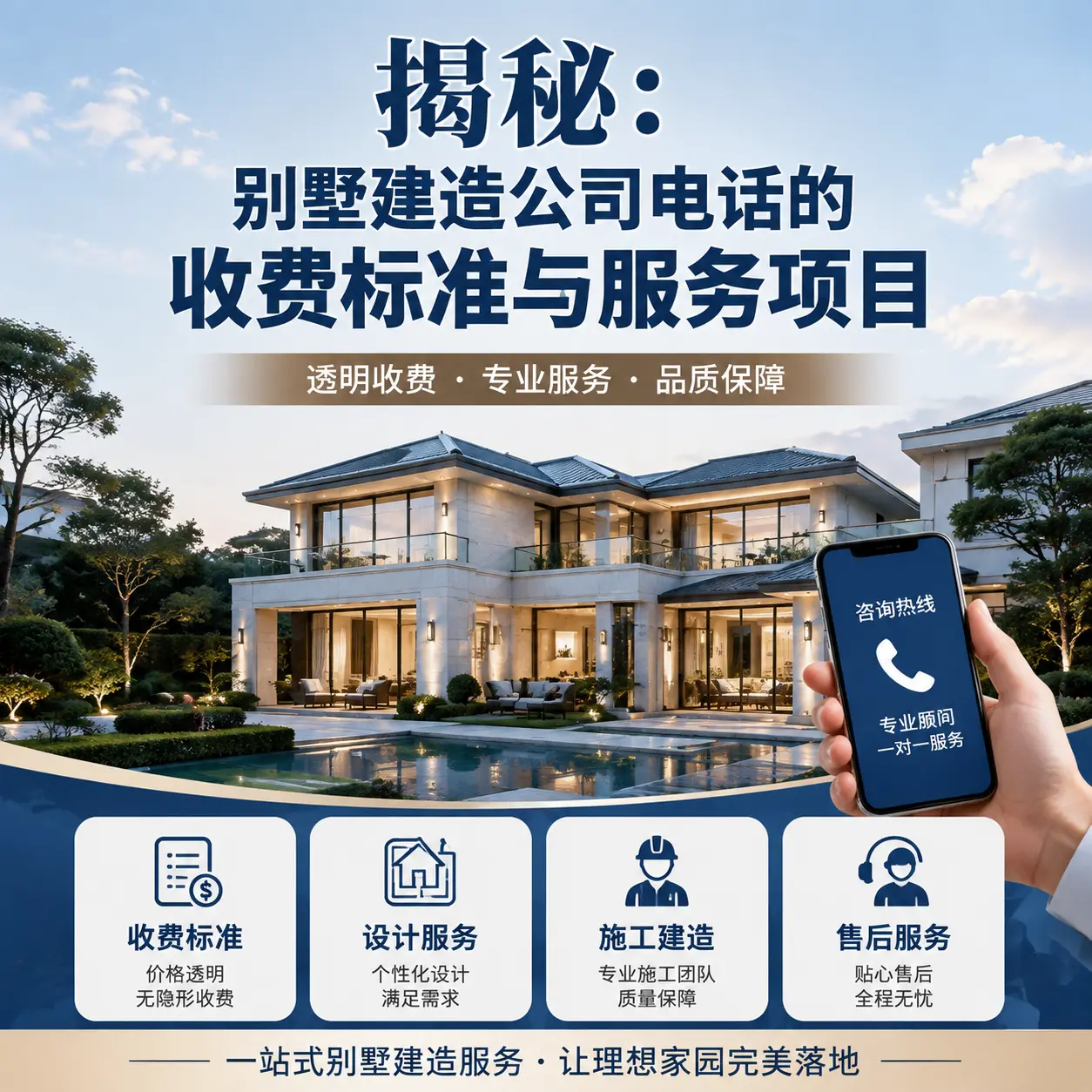 揭秘：汇川别墅建造公司电话的收费标准与服务项目
