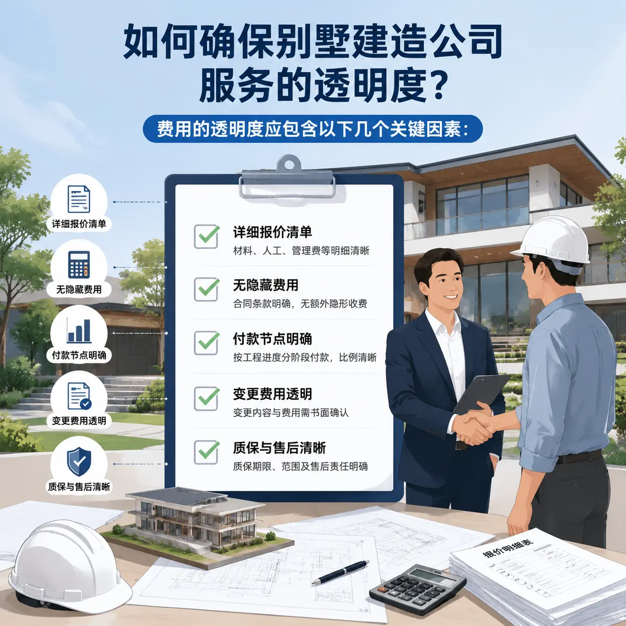 在 汇川 如何确保别墅建造公司服务的透明度?