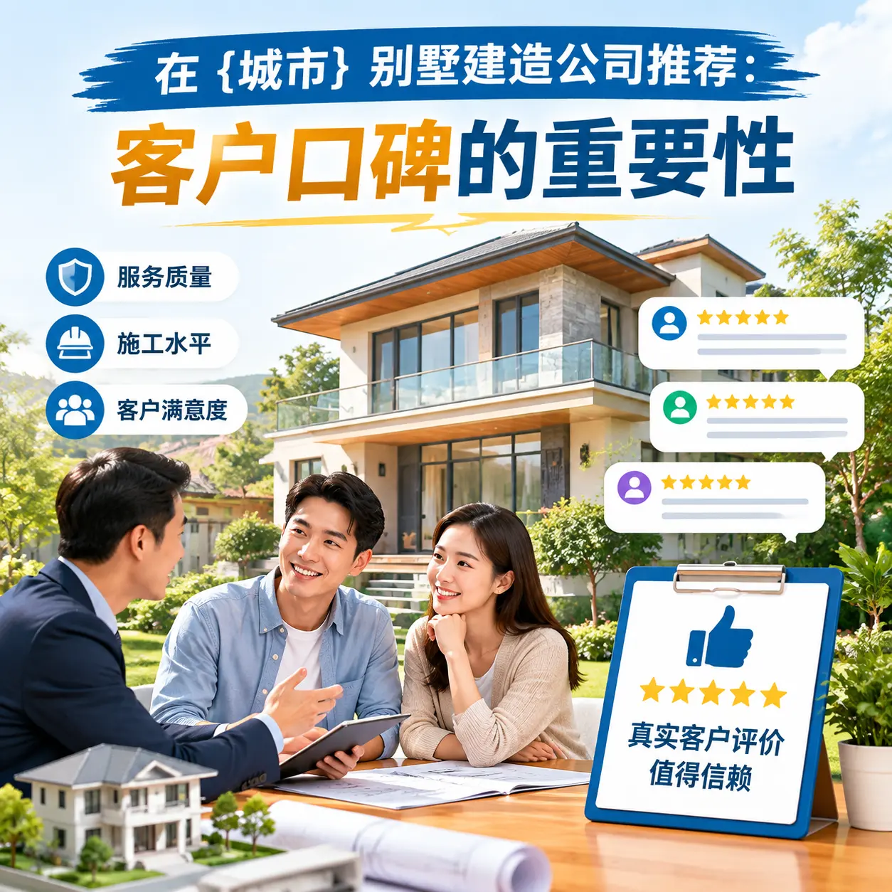 在 汇川 别墅建造公司推荐：客户口碑的重要性