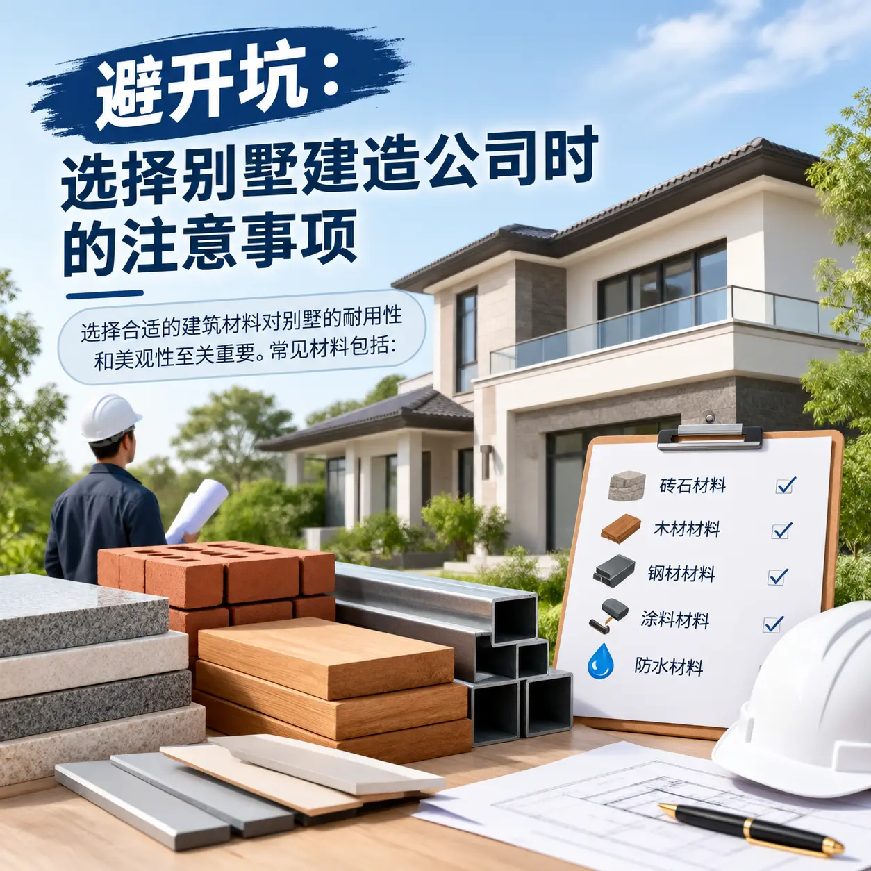 避开坑：选择 汇川 别墅建造公司时的注意事项