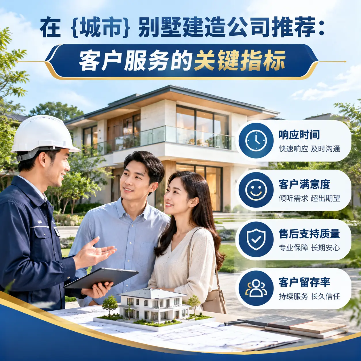 在 汇川 别墅建造公司推荐：客户服务的关键指标