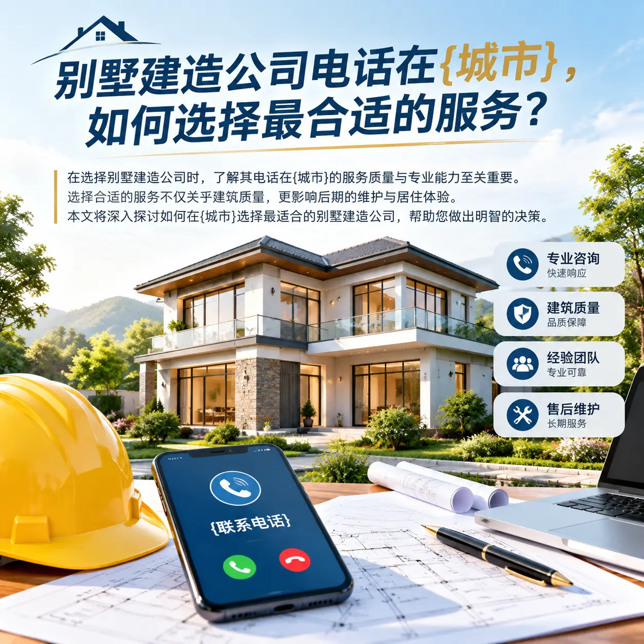 别墅建造公司电话在汇川,如何选择最合适的服务?