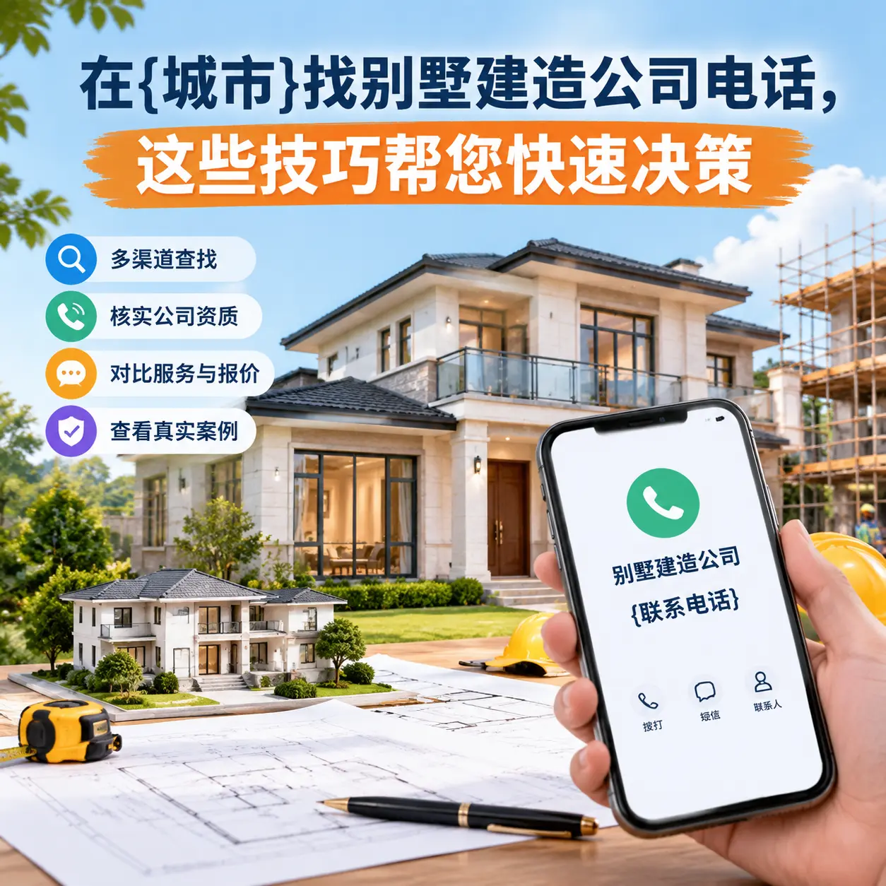 在汇川找别墅建造公司电话,这些技巧帮您快速决策