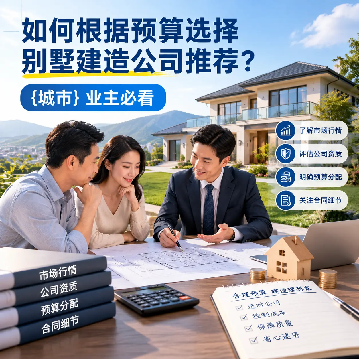 如何根据预算选择别墅建造公司推荐? 汇川 业主必看