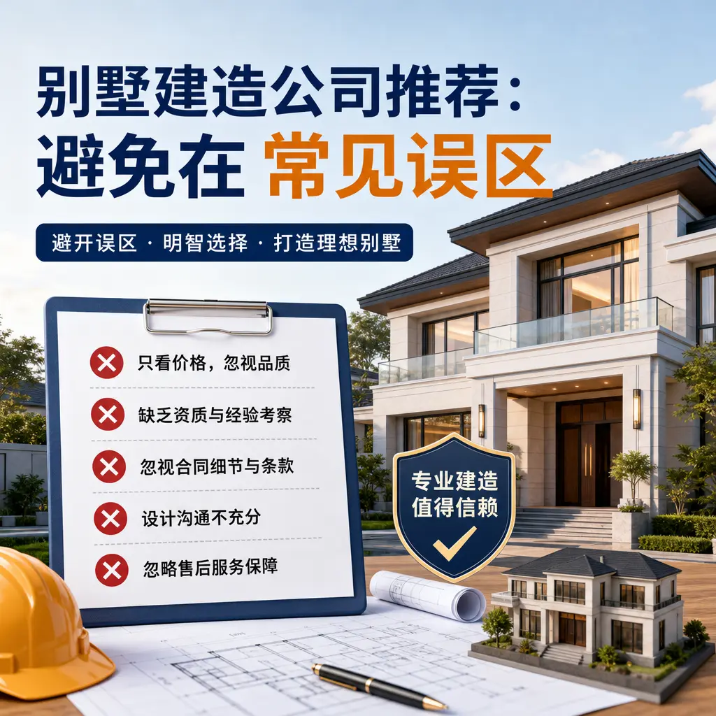 别墅建造公司推荐:避免在 汇川 的常见误区